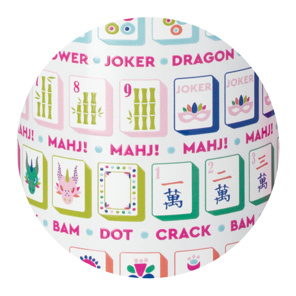 Premium Mahjong Set with 166 Tiles - Complete Game Set with Carrying Case for Family Game Nights, Parties, and Casino-Themed Events