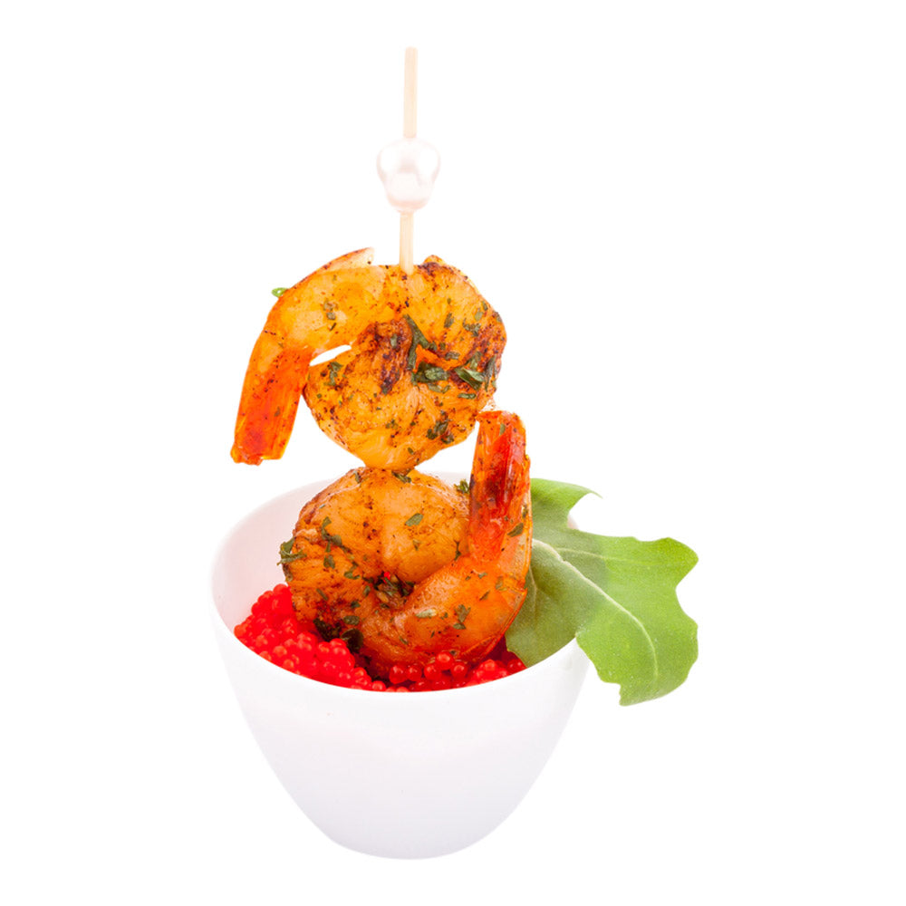 2 oz Round White Plastic Mini Tasting Bowls - 2