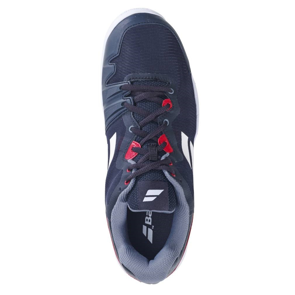 Babolat SFX 3 AC Men's Tennis Shoes - Black/Red | Lightweight & Durable Court Shoes for Men | Perfect for Tennis, Pickleball & Casual Wear
