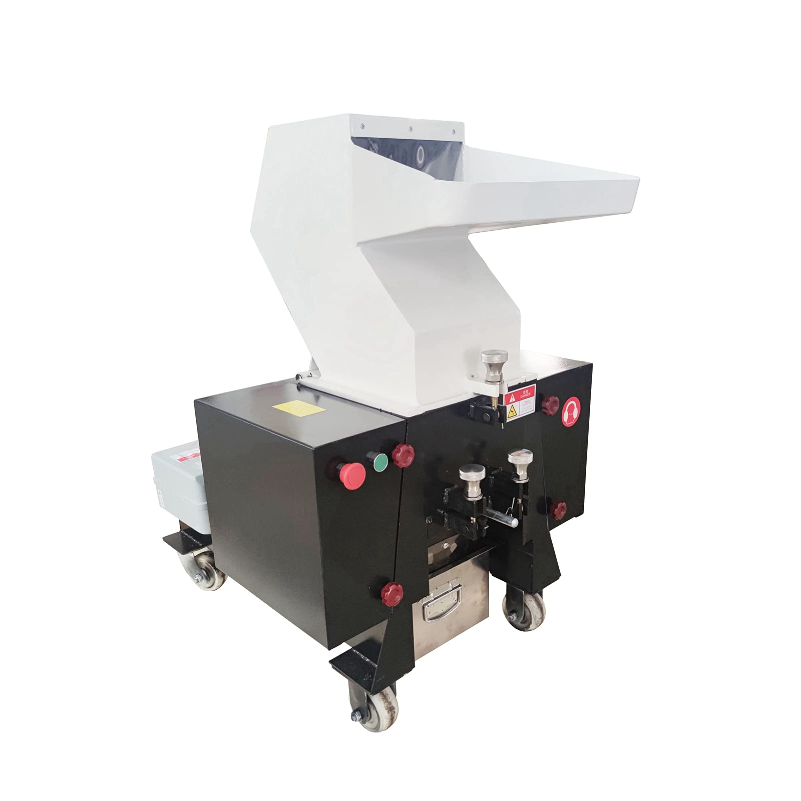 Heavy Duty 4KW 220V Electric Plastic Shredder - Granulator Crusher for Plastic Bottles, Cardboard & Waste | Industrial Grinding Machine for Recycling & Disposal | Perfect for Home, Office & Factory Use