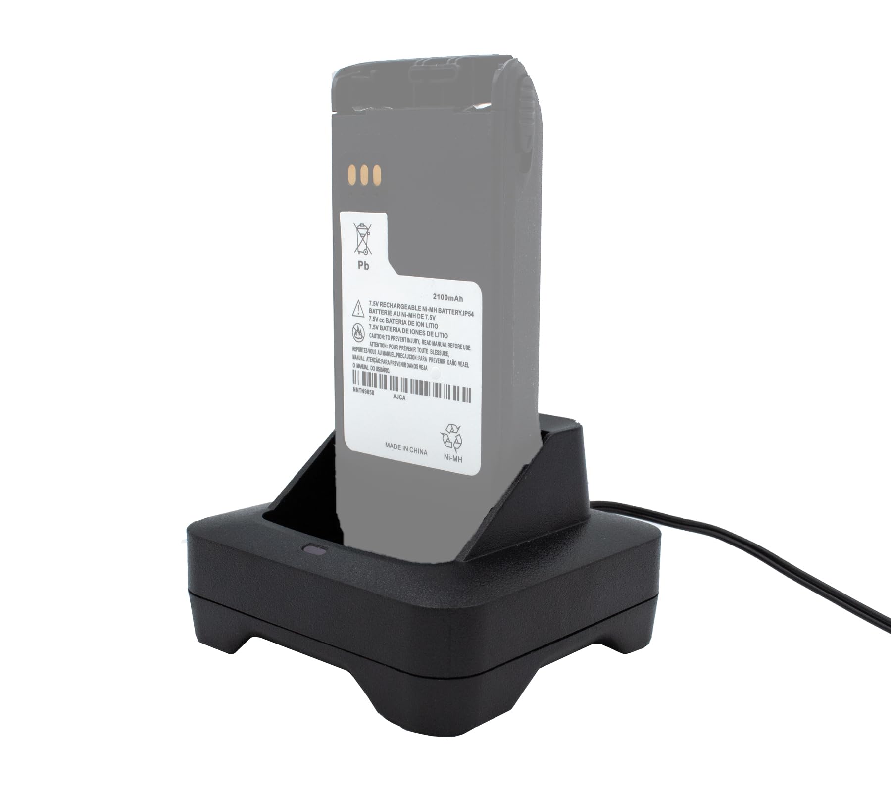 Motorola XTS 2500 XTS1500 PR1500 MT1500 NTN9858C Battery Charger - Fast Charging Dock for Two-Way Radios - Perfect for Police, Security & Emergency Communication