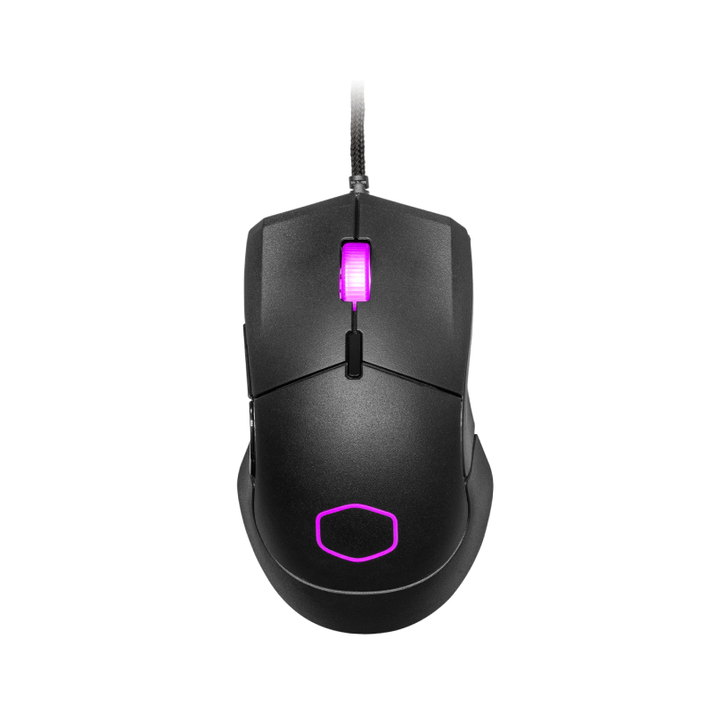 Cooler Master MM310 RGB Gaming Mouse - Ergonomic Wired Optical Mouse with 7 Buttons, 6200 DPI, Black (2-Year Warranty) for PC, Laptop, Esports & FPS Gaming