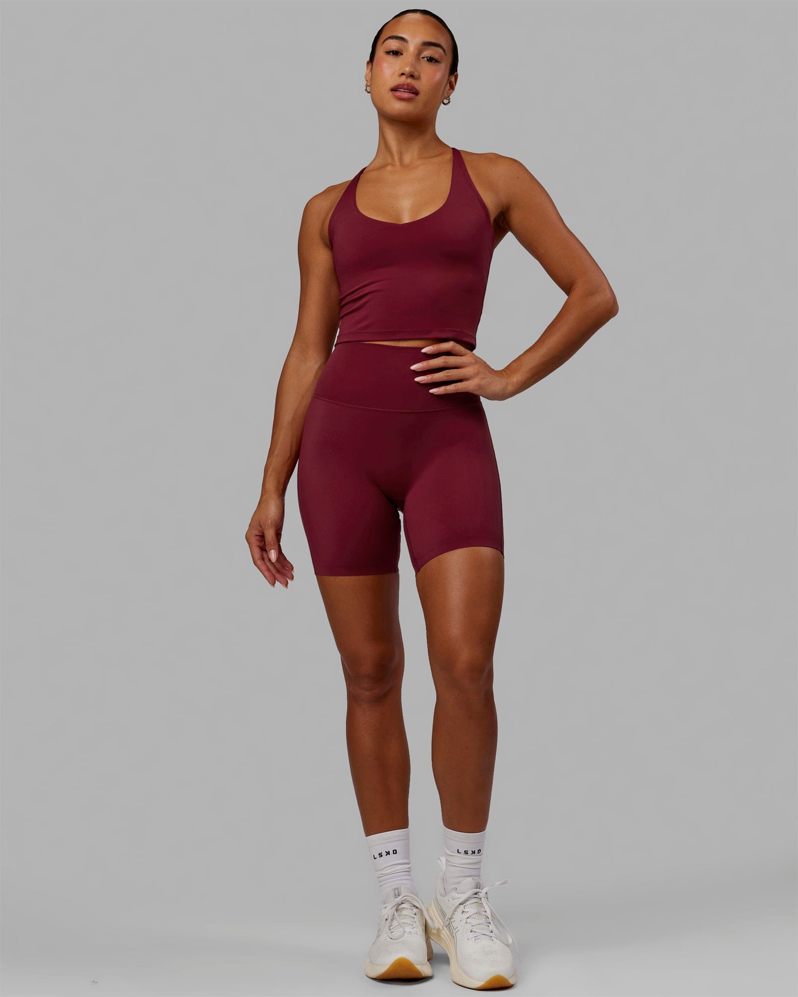 Movement Active Tank Top - Women's Workout Shirt in Cranberry Red | Gym, Yoga & Running Apparel