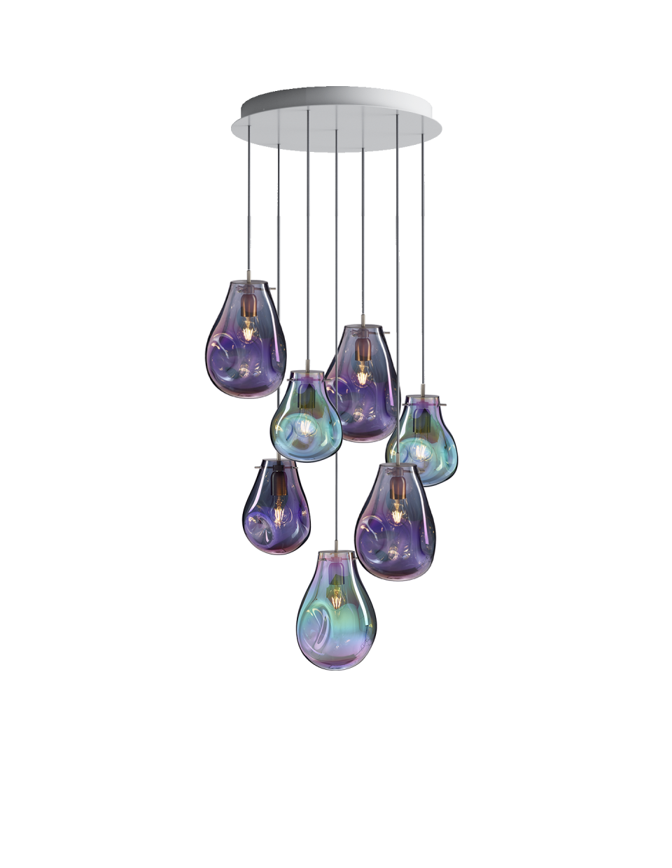 7-Piece Chandelier Soap Set - Handmade Luxury Soap for Bathroom Decor, Wedding Favors & Spa Gifts - Elegant Home Fragrance & Decorative Soap Collection