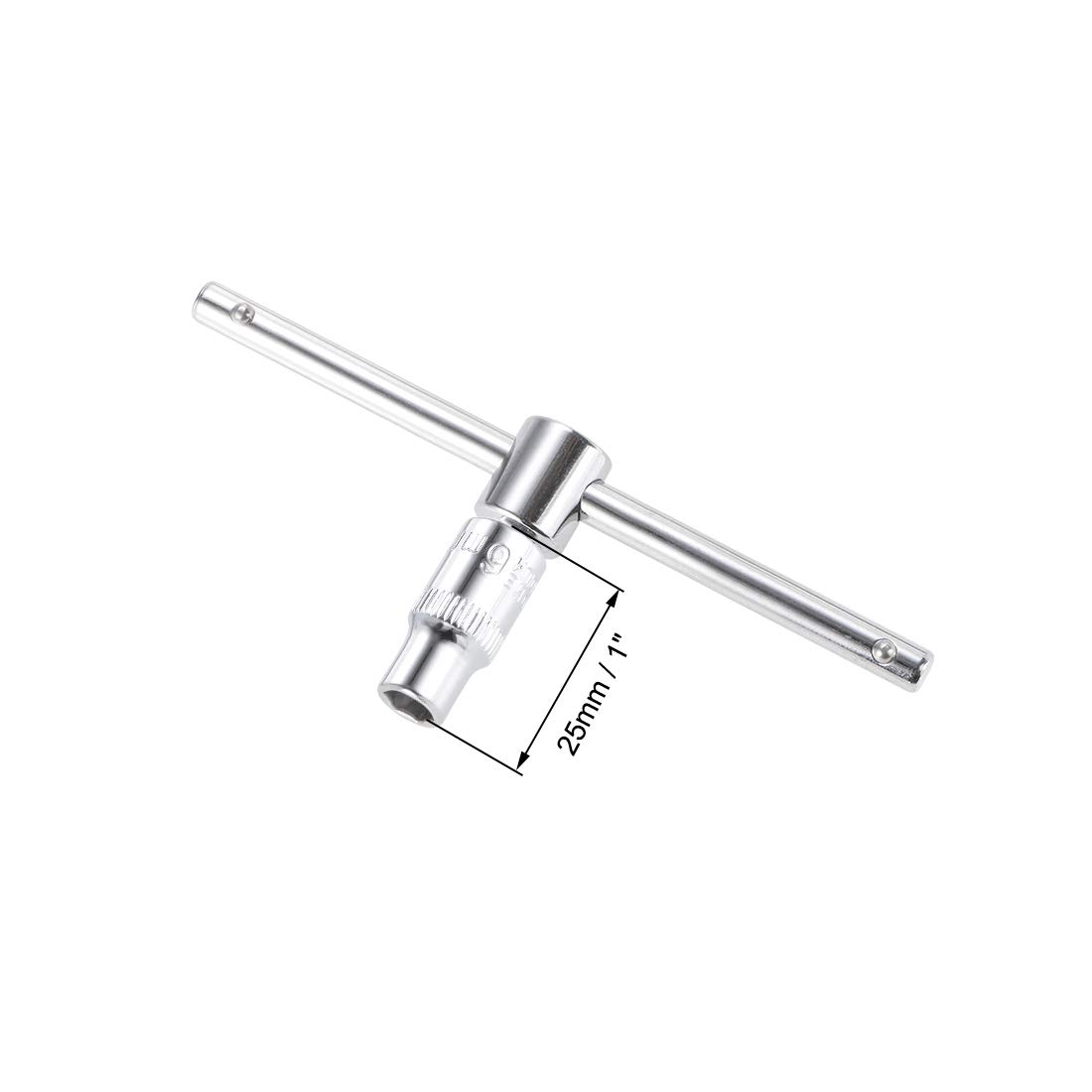 uxcell 3-Piece Socket Accessory Set - 6mm 6-Point Shallow Socket, 4.5