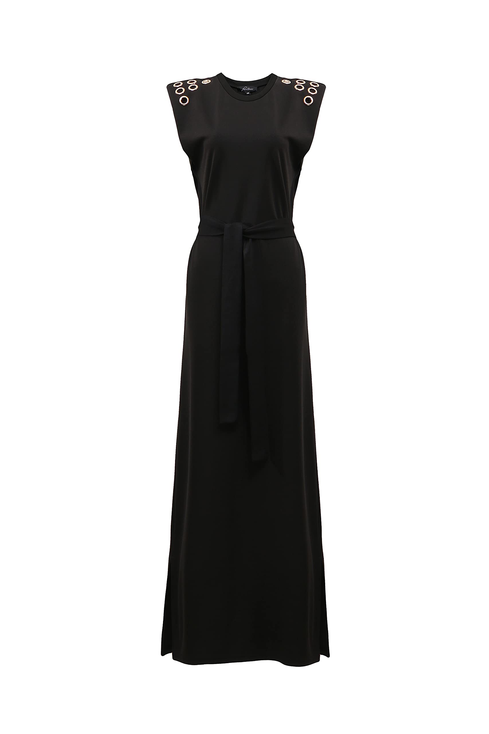 Pantora Women's Teresa Grommet Maxi Dress - Flowy Bohemian Summer Dress with Eyelet Detailing for Beach, Vacation & Casual Wear