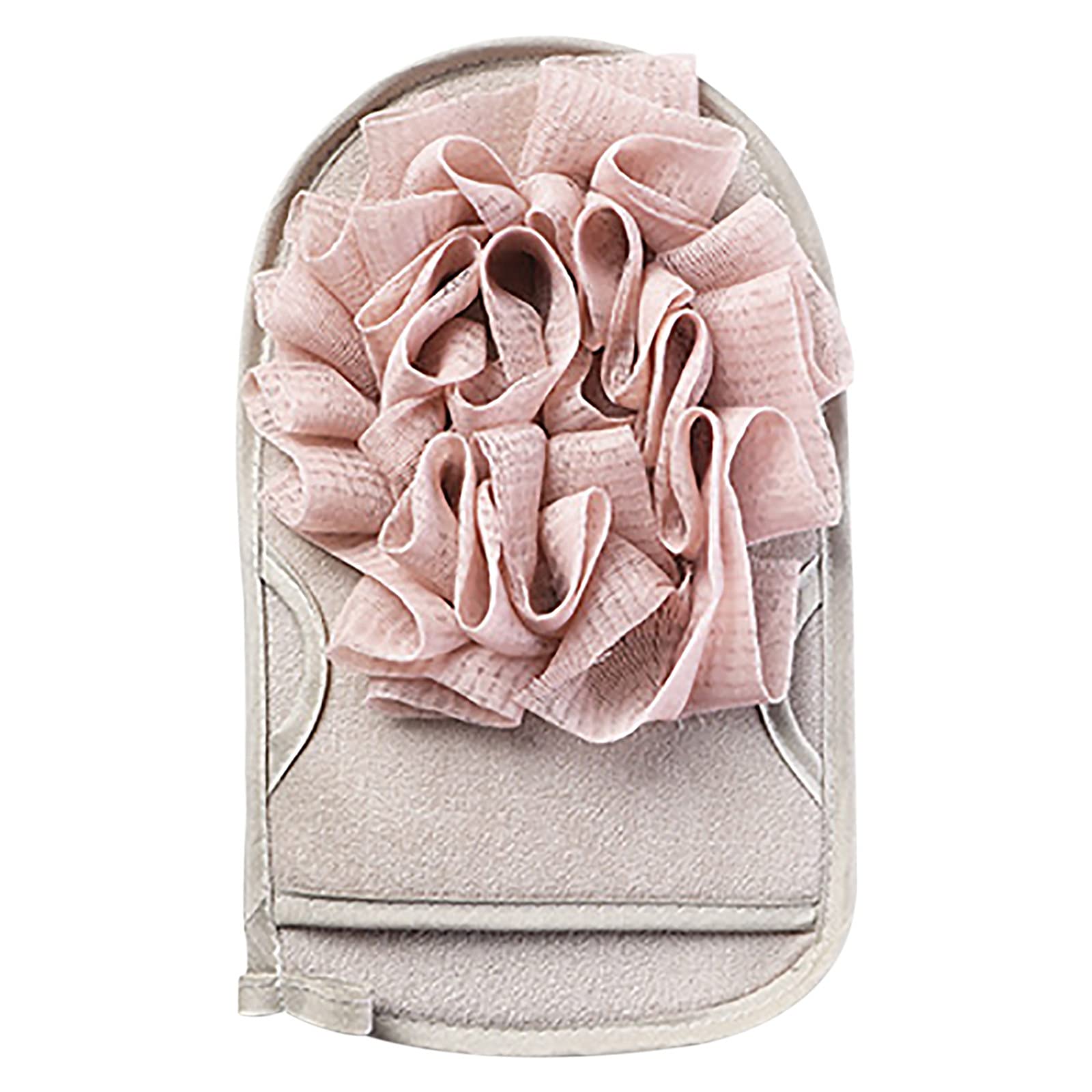 Premium HEIMEABI Bath Towels for Adults - Soft & Absorbent Dual-Purpose Bath & Beauty Towel Set with Exfoliating Gloves (Pink, One Size) - Perfect for Spa, Shower & Skincare Routine