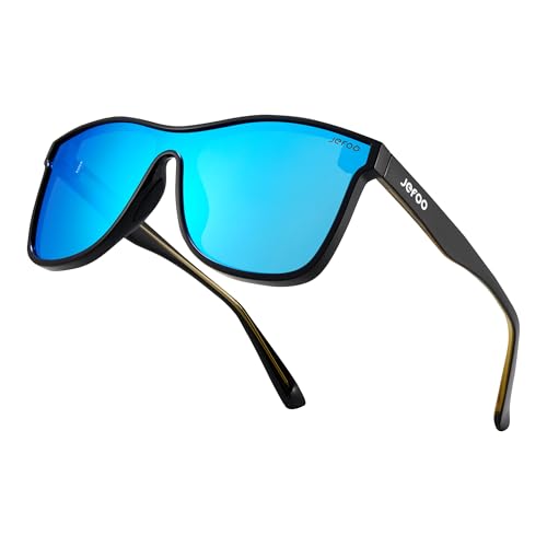 Black Frame / Ice Blue Revo Lens