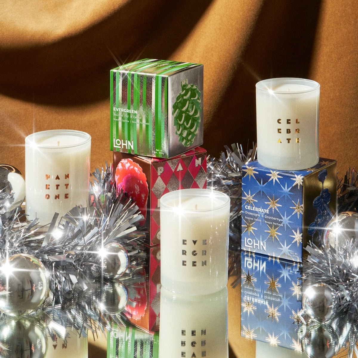 CELEBRATE Scented Candle - Champagne & Cranberry Fragrance for Holidays, Parties & Romantic Dinners | Premium Soy Wax Candle for Home Decor & Gifts