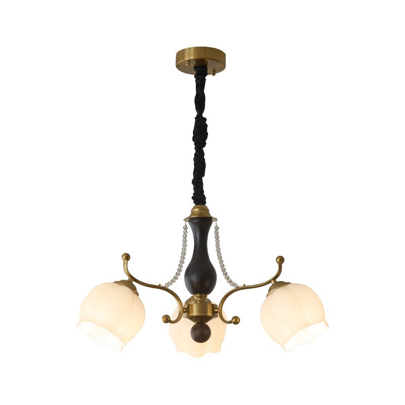 Walnut Color & Gold & White