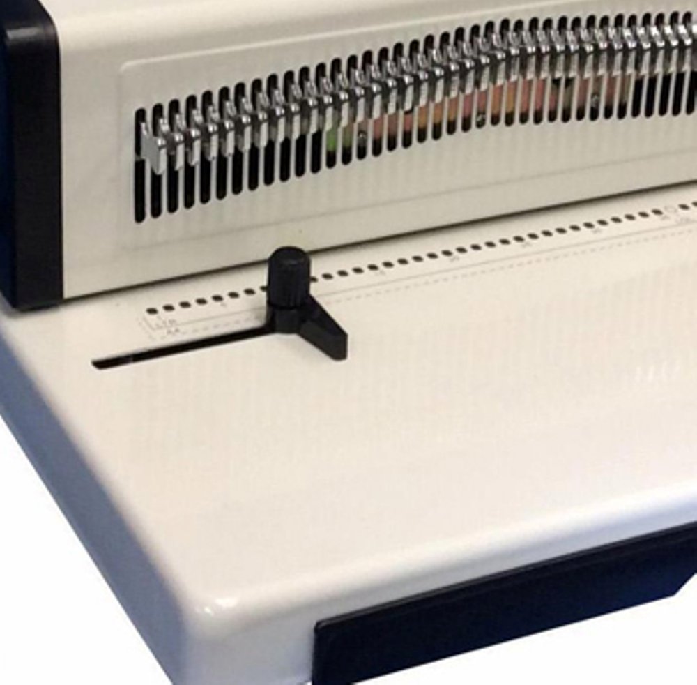 Optimus-46i 4:1 Pitch Coil Binding Machine for Documents, Books & Reports - Perfect for Office, School & Home Use