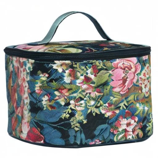 **Signare Women's Vanity Bag - Waterproof Toiletry & Makeup Travel Organizer with 14 Stylish Designs - Perfect for Travel, Gym, and Daily Essentials Storage**