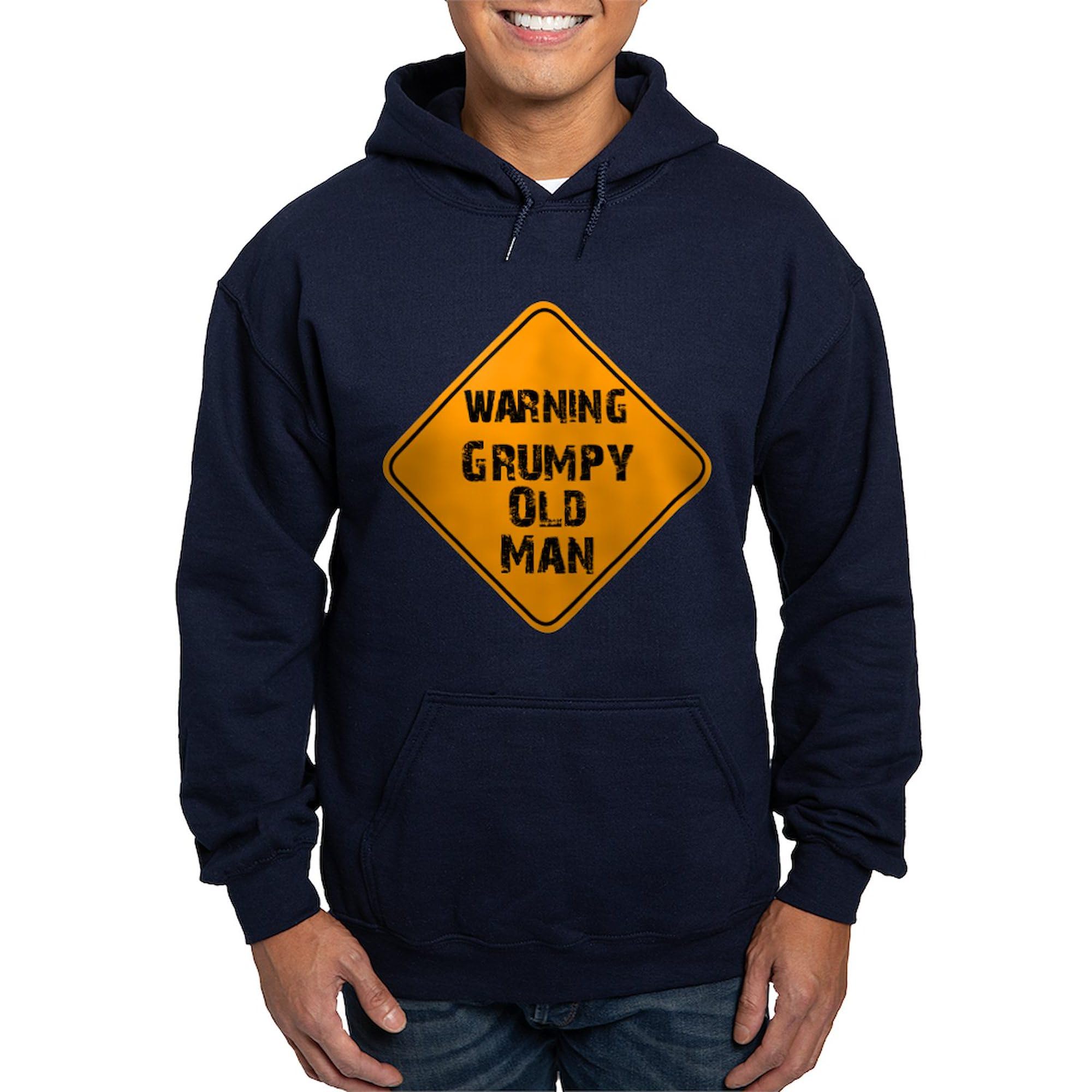 The Grumpy Hoodie for Men - Dark Regular Fit Pullover Hooded Sweatshirt | Comfortable & Stylish for Casual Wear, Lounging, and Outdoor Activities