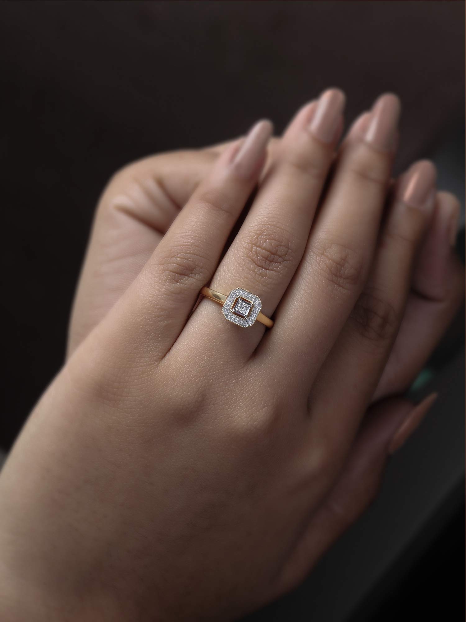 1/10Ct TDW Radiant-Cut Diamond Sterling Silver Fashion Ring for Women - I-J Color I2 Clarity, Elegant Gift for Anniversary, Valentine's Day & Special Occasions