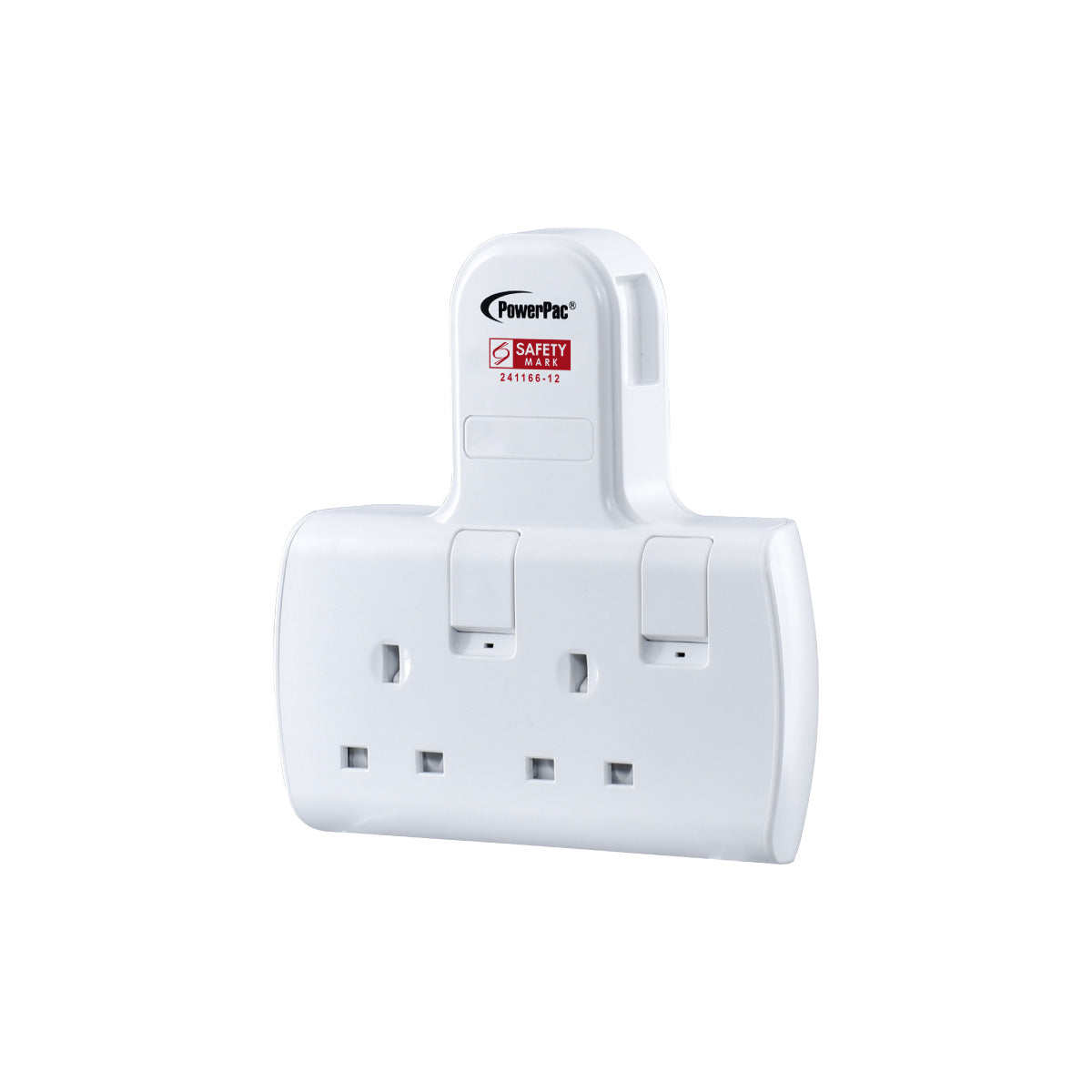 2-Way Multi Plug Extension Adapter with Dual USB Ports - Universal Travel Power Strip for Home, Office & Hotel (PP272WH) - Perfect for Charging Phones, Laptops & Small Appliances