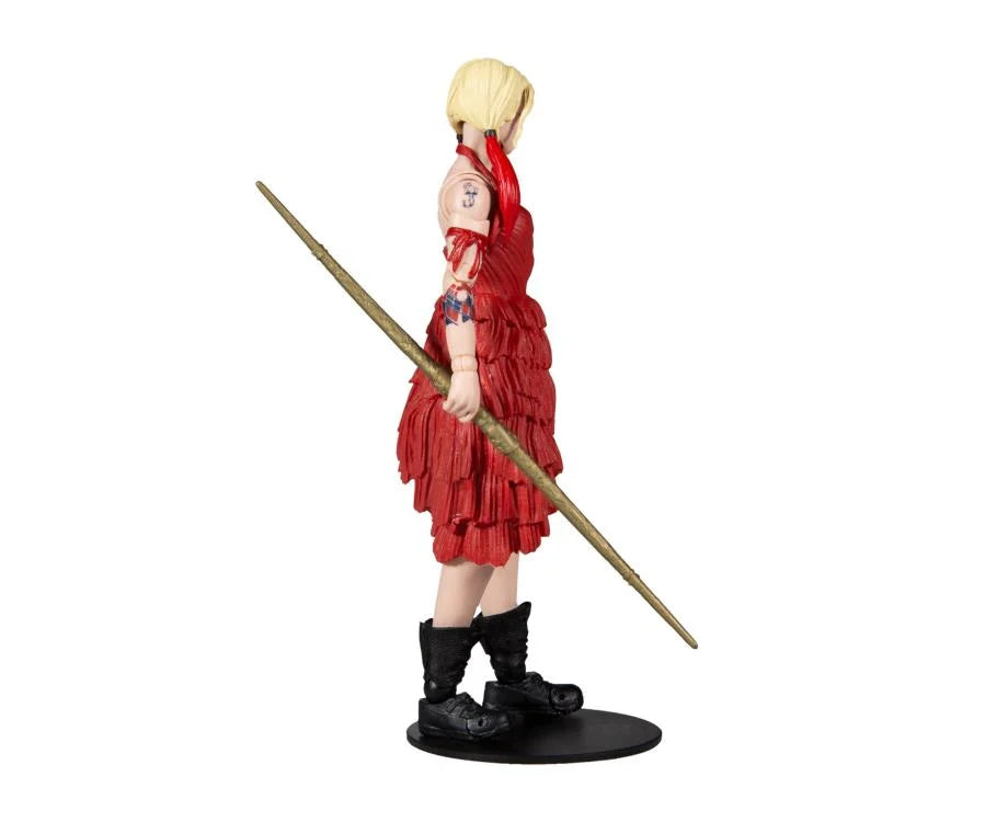 DC Multiverse The Suicide Squad Movie Harley Quinn Action Figure - 7-Inch Collectible Toy with Accessories - Perfect for Fans, Collectors, and Cosplay Scenes