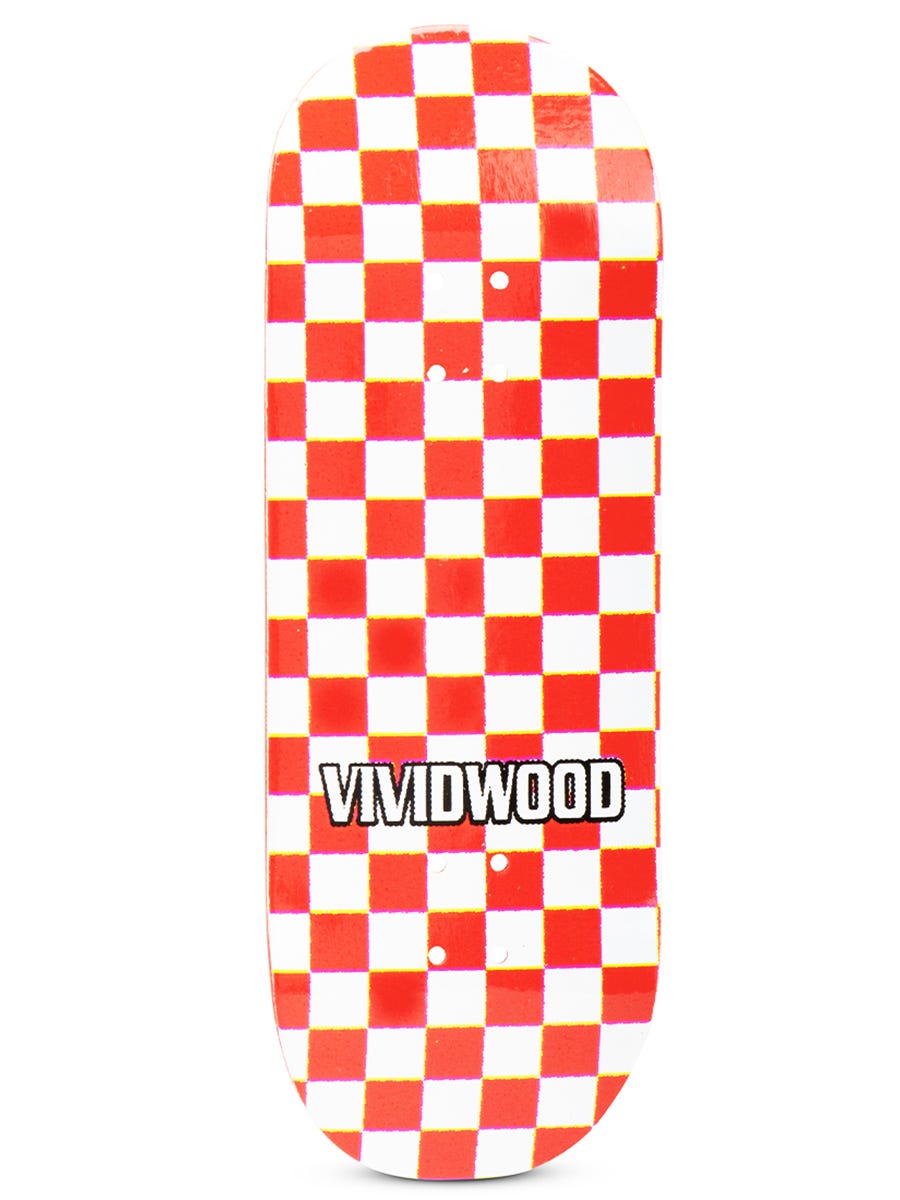 Vividwood Fingerboard Deck - Professional Mini Skateboard for Tricks & Stunts | Perfect for Skateboarding Enthusiasts & Collectors | Great for Indoor Practice & Street Style Performances
