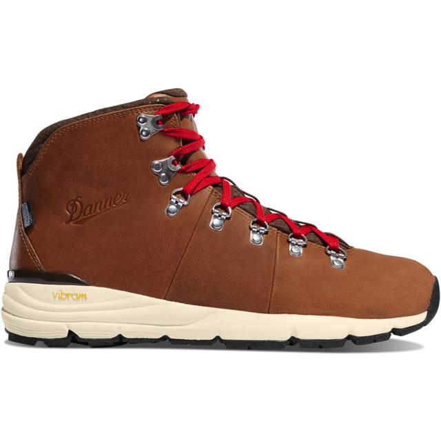 Men's Mountain 600 Full Grain Leather Hiking Boots - Waterproof Outdoor Trekking Shoes for Men - Perfect for Hiking, Camping & Mountain Climbing Adventures