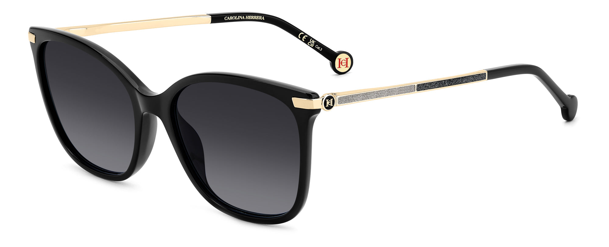 Carolina Herrera HER 0261/G/S Women's Luxury Sunglasses - UV Protection & Polarized Lenses for Driving, Beach & Outdoor Activities