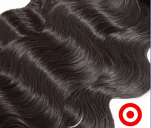 7A Cambodian Virgin Body Wave Human Hair Bundles with Mid-Part Closure - Natural Color 8