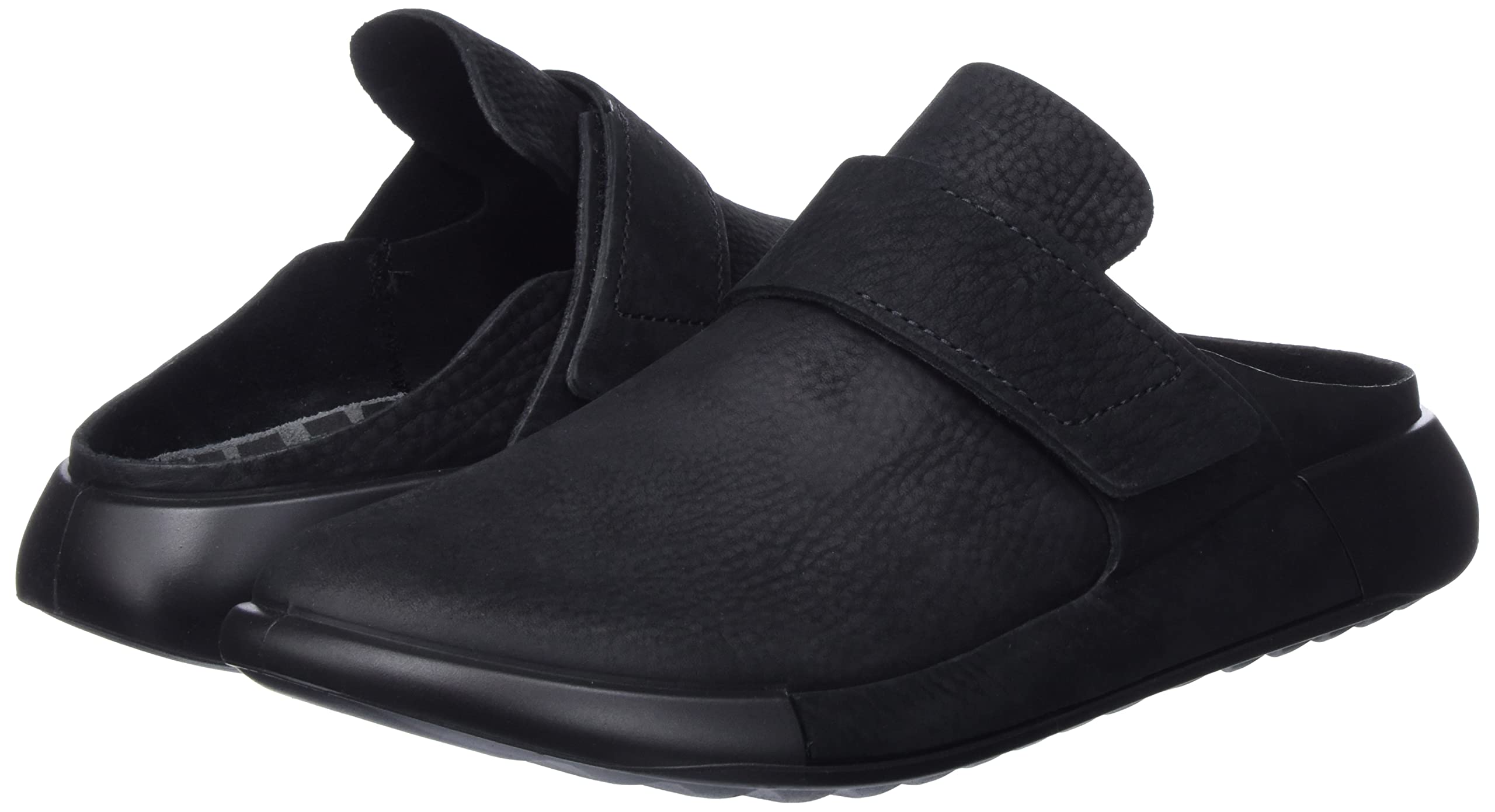 ECCO Women's Soft 7 Clog Slip-On Shoes - Comfortable & Supportive Leather Slip-On Clogs for Women - Perfect for Nurses, Teachers & Healthcare Workers