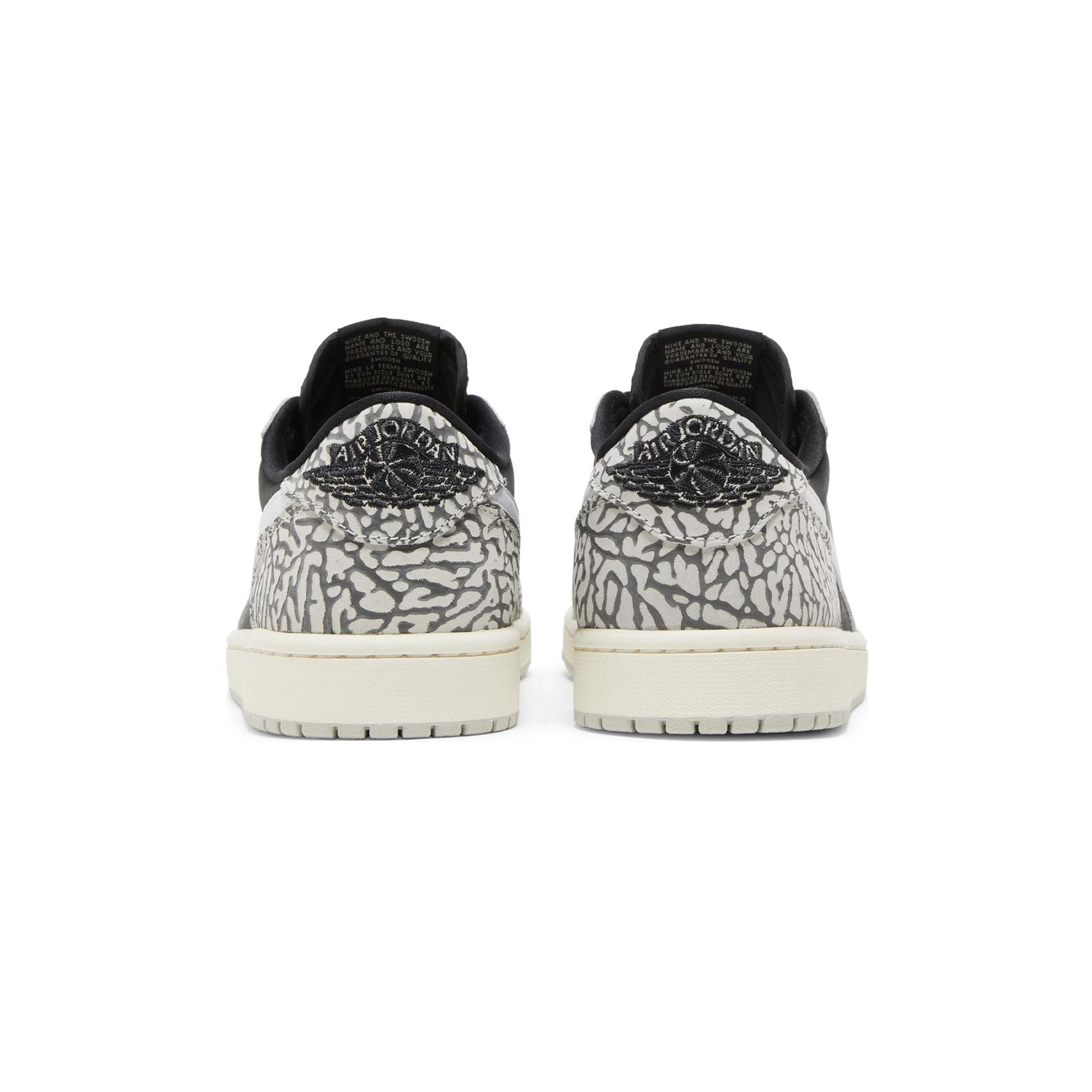 Air Jordan 1 Retro Low OG 'Black Cement' Sneakers (2023) - Men's Basketball Shoes for Casual Wear & Street Style Fashion