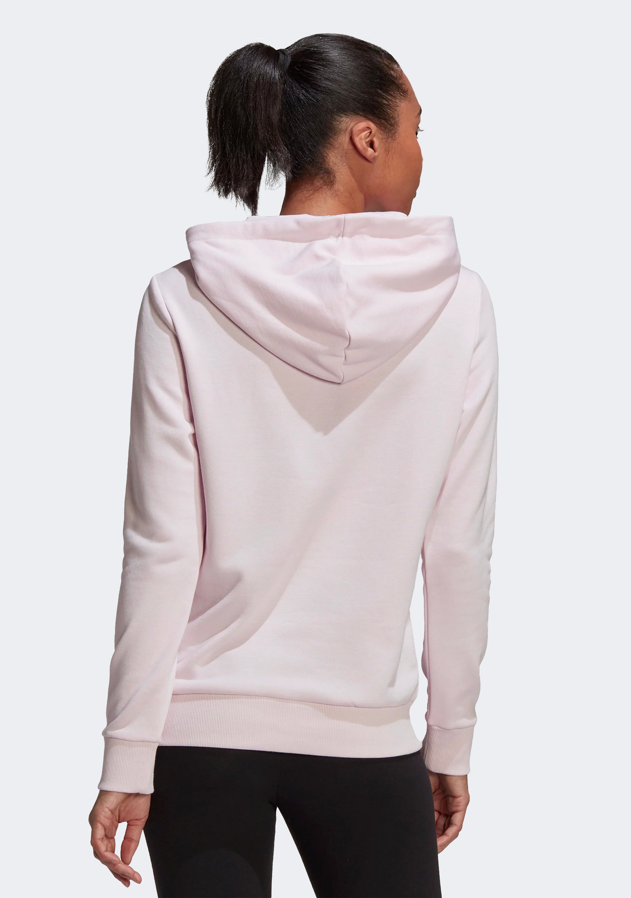Adidas Women's Essentials Relaxed Fit Logo Hoodie - Soft Fleece Pullover Sweatshirt for Casual Wear, Gym, and Lounge