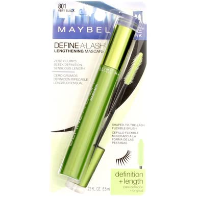 Maybelline Define-A-Lash Mascara - Volumizing & Lengthening (Pack of 24) - Perfect for Daily Use, Special Occasions & Professional Makeup Artists