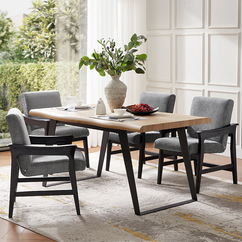 Modern Upholstered Counter Stool with Quick Shift to Dining Chair - Versatile Kitchen Island, Bar & Dining Room Seating for Home & Restaurant Use