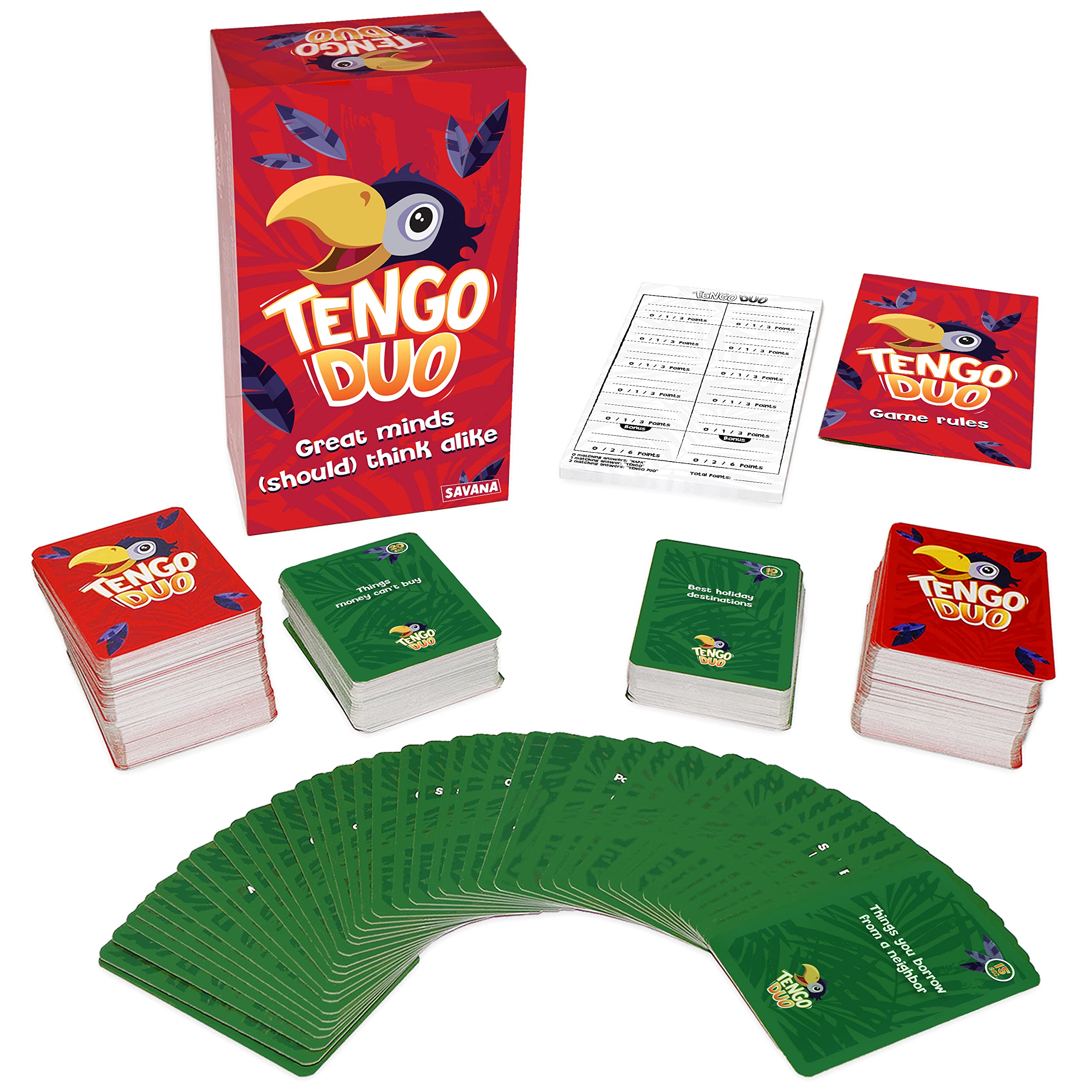 Tengo Duo - Family Matching Party Game for Kids & Adults | 3+ Players | Brain-Teasing Fun for Parties, Game Nights & Family Gatherings