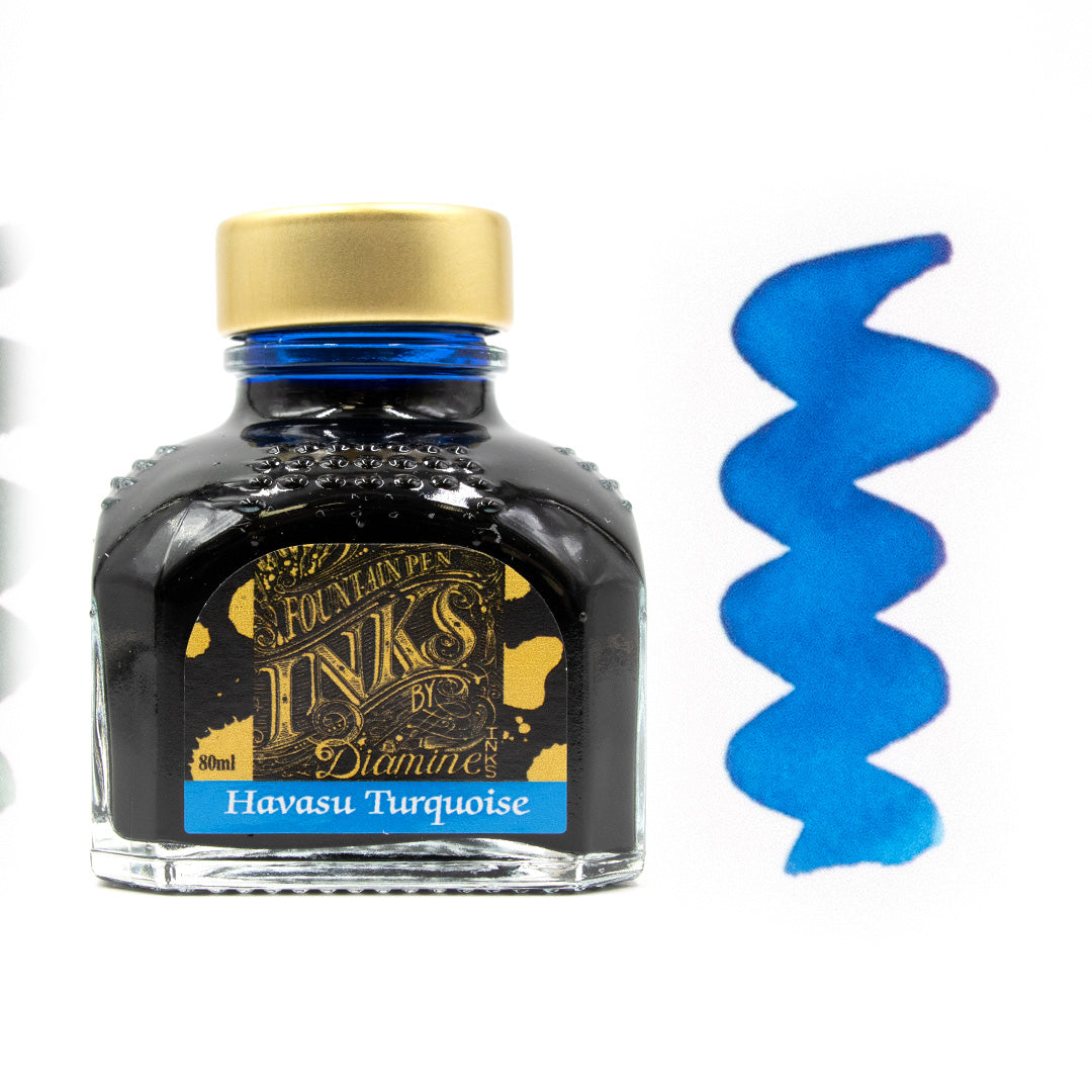 Premium Diamine Ink Bottle 80ml - Vibrant Fountain Pen Ink for Calligraphy, Journaling & Artistic Writing - Smooth Flow & Rich Colors