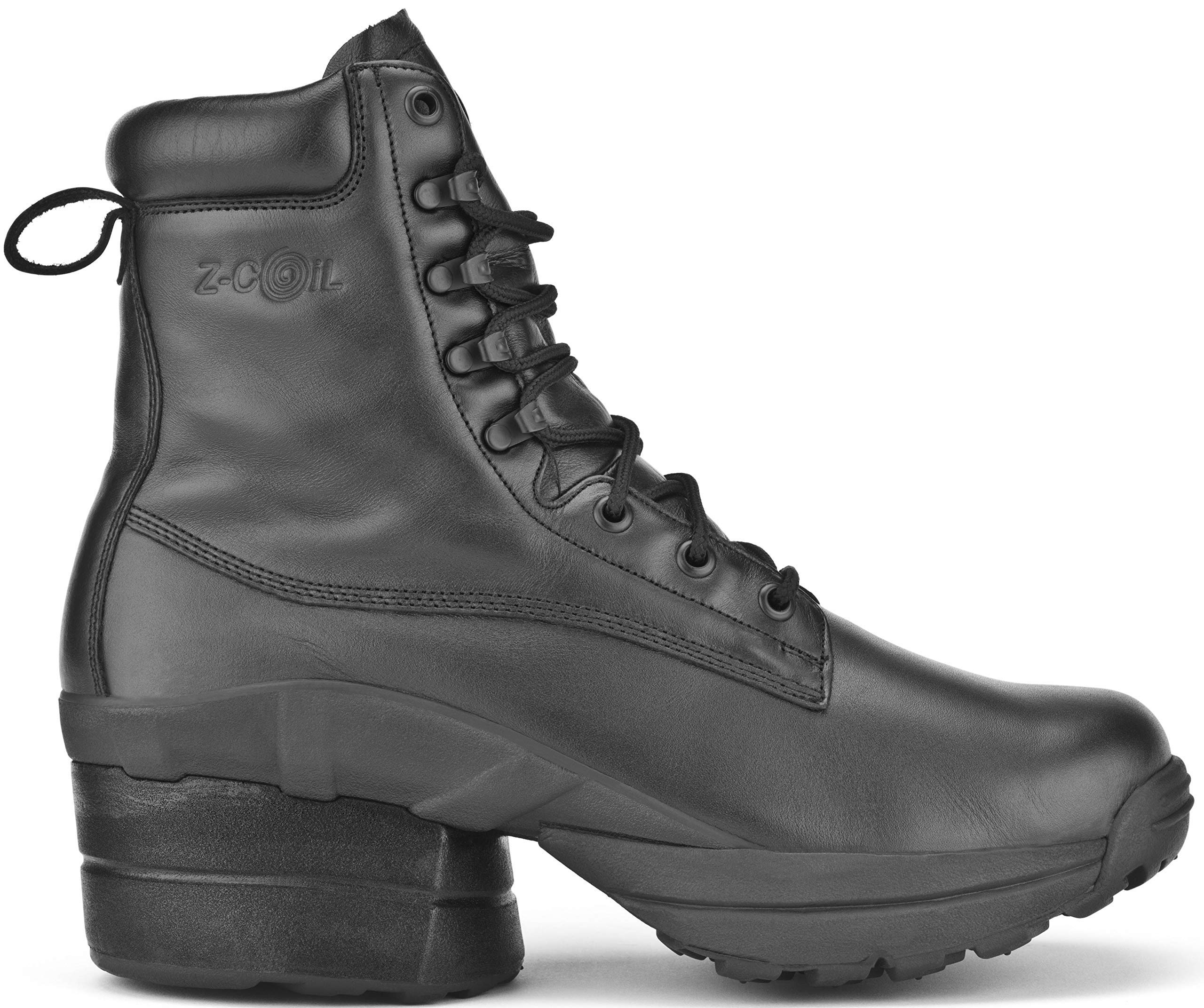 Z-CoiL Prime Men's Orthopedic Work Boots - Pain Relief & Foot Support Leather Shoes for Plantar Fasciitis & Heel Pain - Comfortable Orthotic Work Boots with Enclosed Coil Technology - Ideal for Construction Workers, Nurses & Standing All Day Jobs