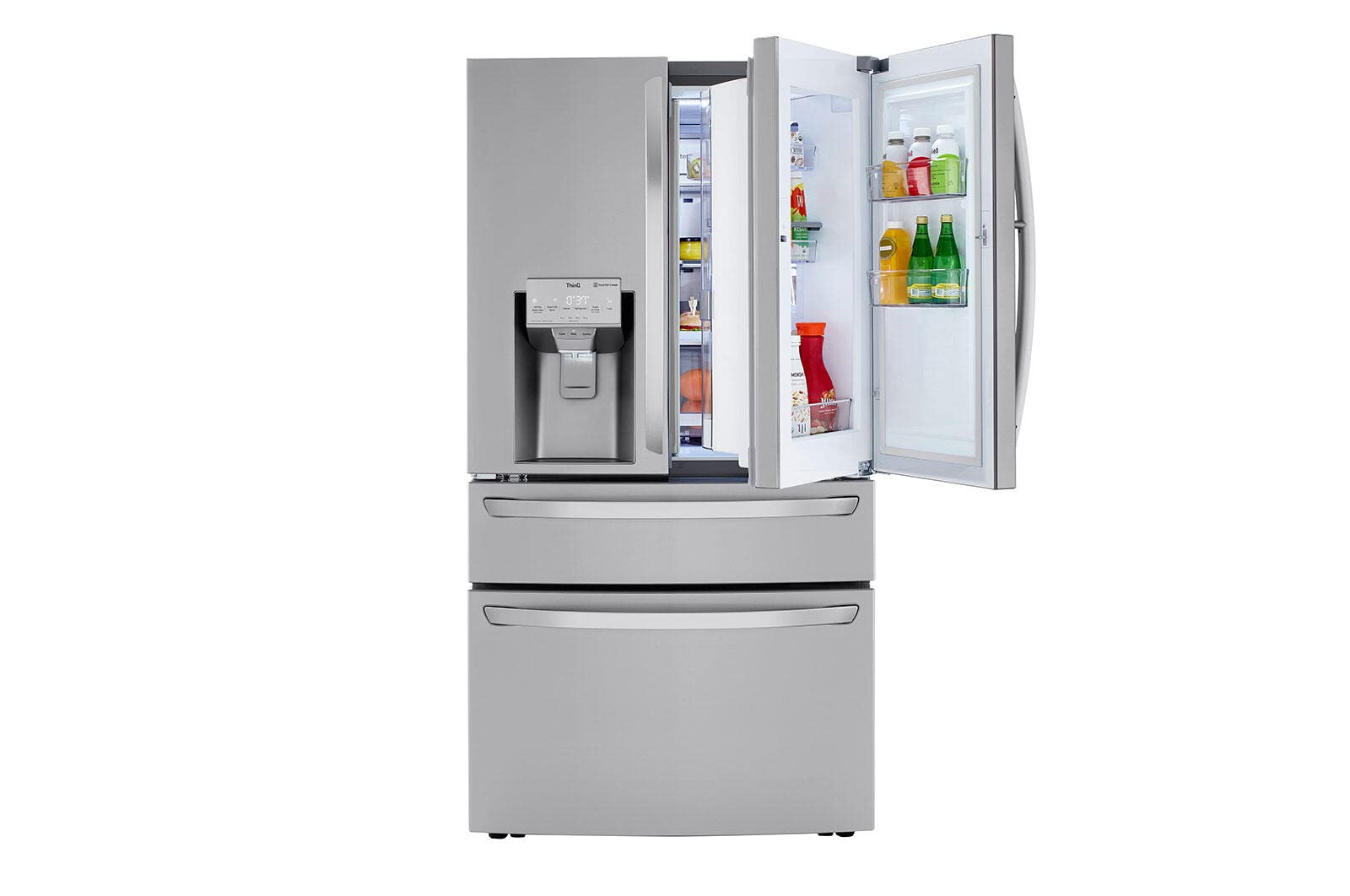 30 cu. ft. Smart Wi-Fi Enabled Refrigerator with Craft Ice™ Maker - Energy Efficient French Door Fridge with App Control & Spacious Interior - Perfect for Modern Kitchens & Large Families