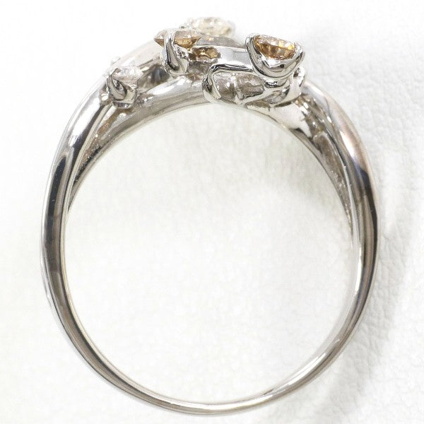 18K White Gold Brown Diamond Ring for Women - Elegant Wedding, Engagement & Anniversary Jewelry Gift - Perfect for Special Occasions & Everyday Luxury