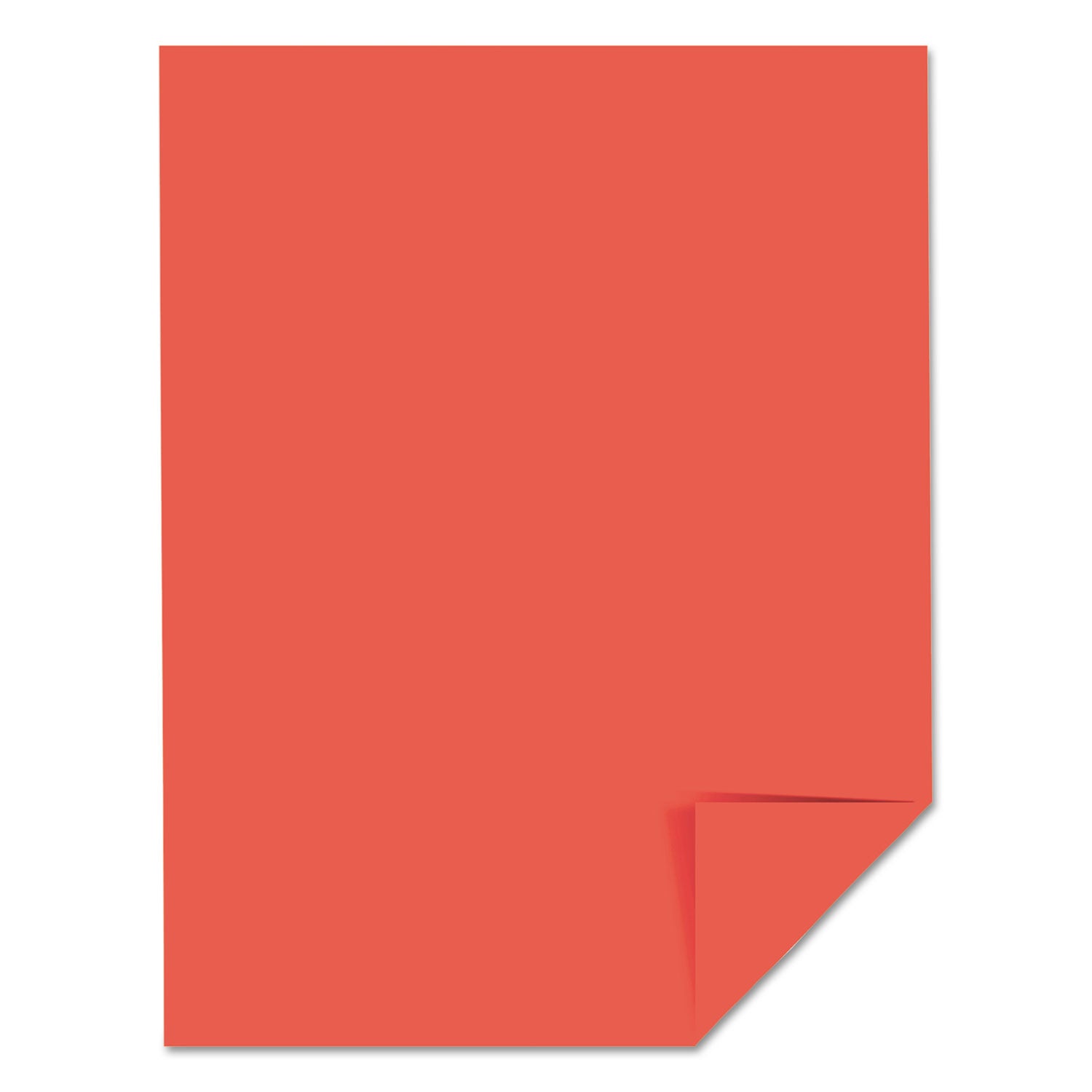 Astrobrights® Rocket Red 65 lb Cover Weight Color Cardstock Paper - 8.5 x 11 Inches, 250 Sheets per Pack - Perfect for Scrapbooking, Invitations, School Projects & Office Use