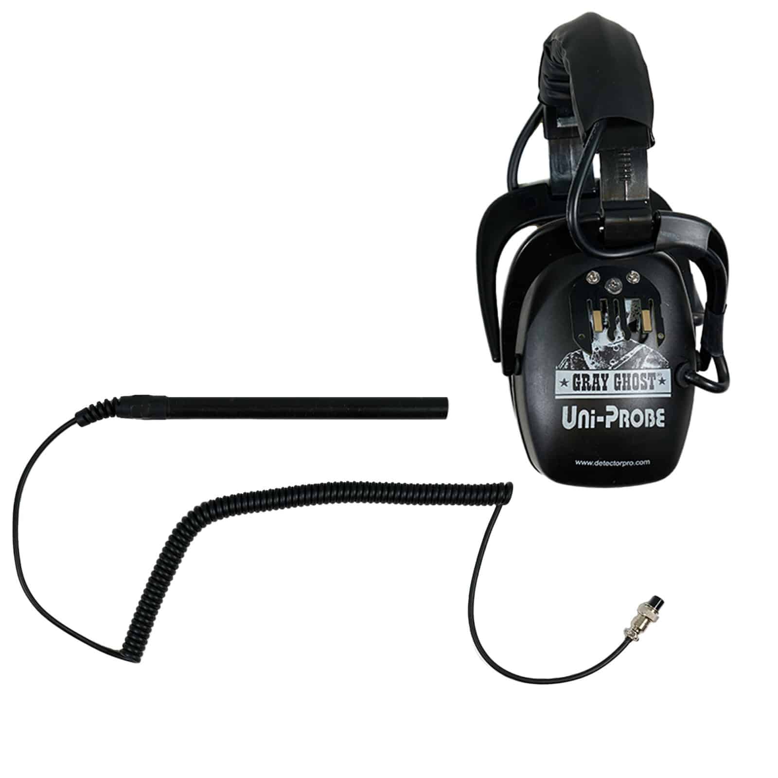 DetectorPro UniProbe Metal Detector Headphones with Pulse Induction Probe - Perfect for Treasure Hunting, Gold Prospecting, and Beach Metal Detecting