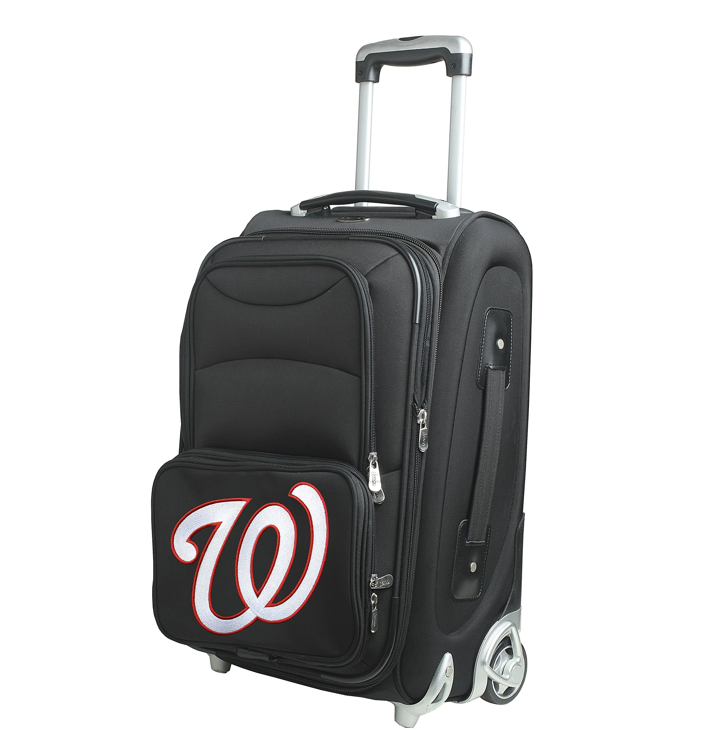 Denco 21-Inch Black Skate Wheel Carry-On Luggage - Lightweight Spinner Suitcase for Travel, Business Trips & Weekend Getaways