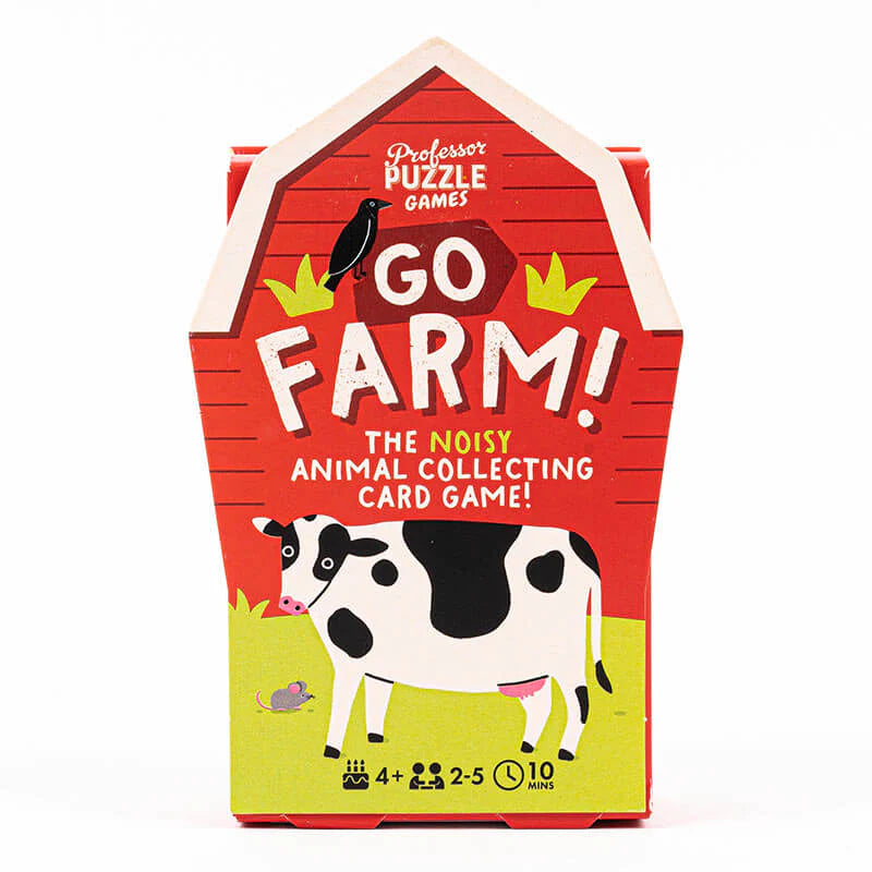 Go Farm Animal Collecting Card Game - Fun Educational Family Board Game for Kids & Adults - Perfect for Birthday Parties, Classroom Activities & Family Game Nights