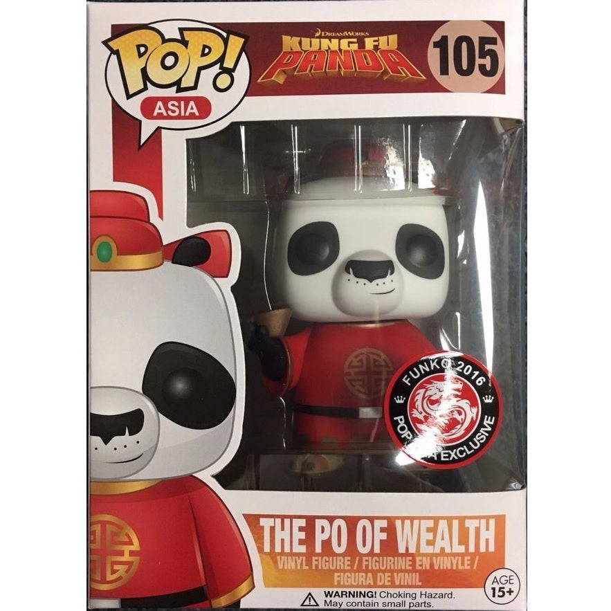 Asia Pop! Vinyl Figure The Po of Wealth from Kung Fu Panda - Collectible Toy for Home Decor, Office Display & Anime Fans Gift