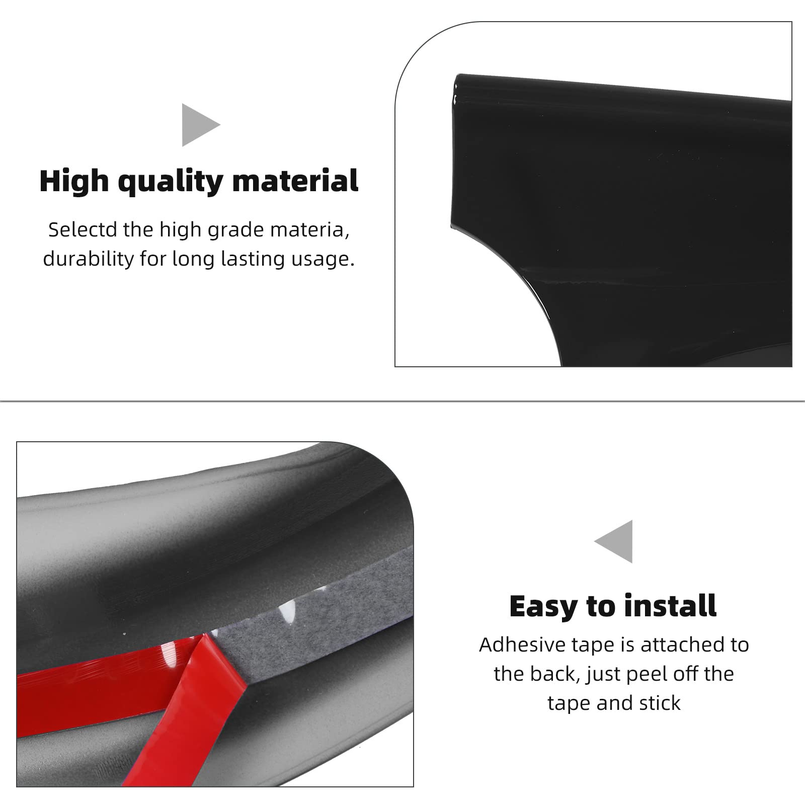 Linskip Dashboard Trim Kit for Dodge Charger 2015-2023 | Center Console Panel Cover & Interior Accessories (5-Piece Set, Black) | Perfect for Car Upgrades & Customization