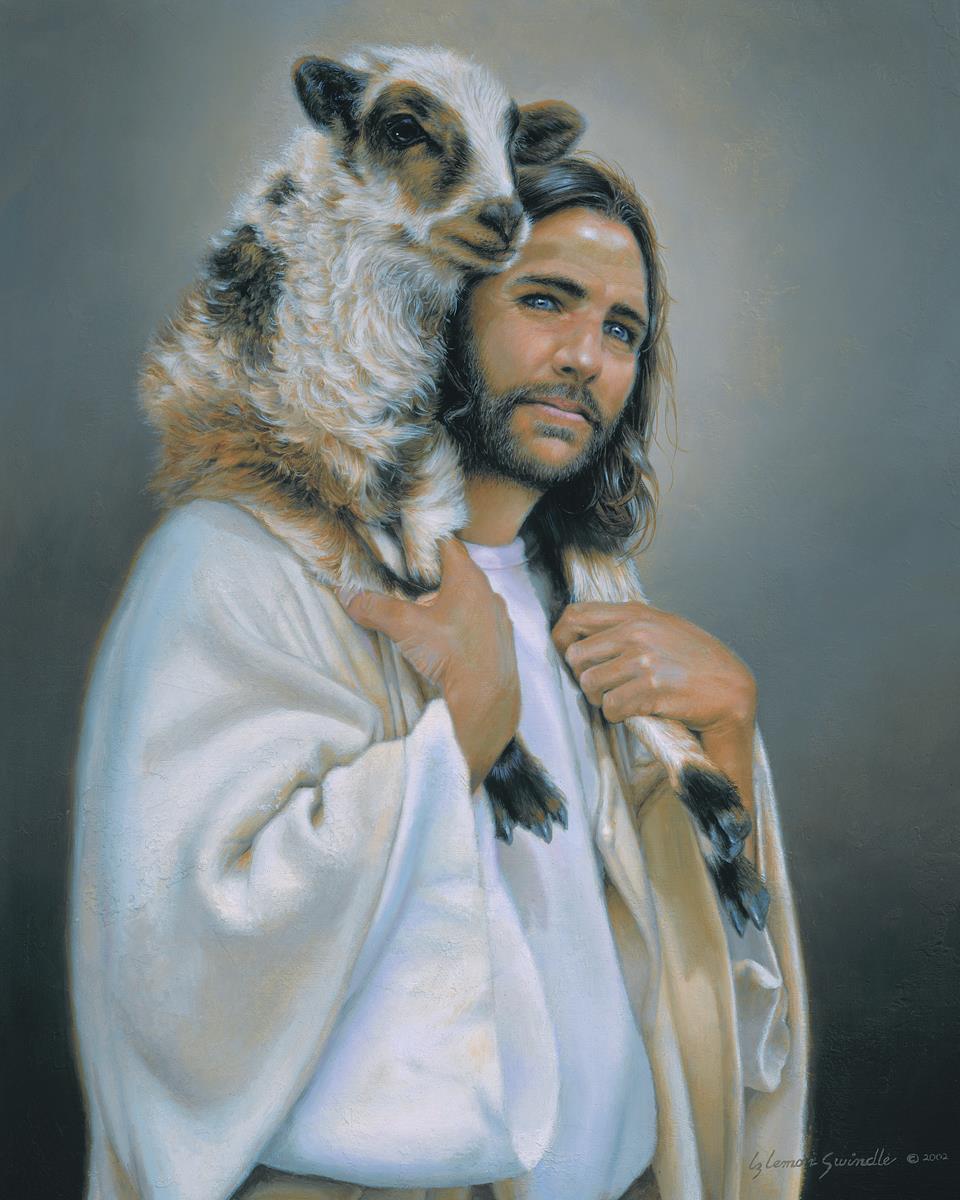 Lost Sheep by Liz Lemon Swindle - Inspirational Christian Art Print for Home & Office Decor - Perfect for Gifts, Wall Art, and Spiritual Uplifting
