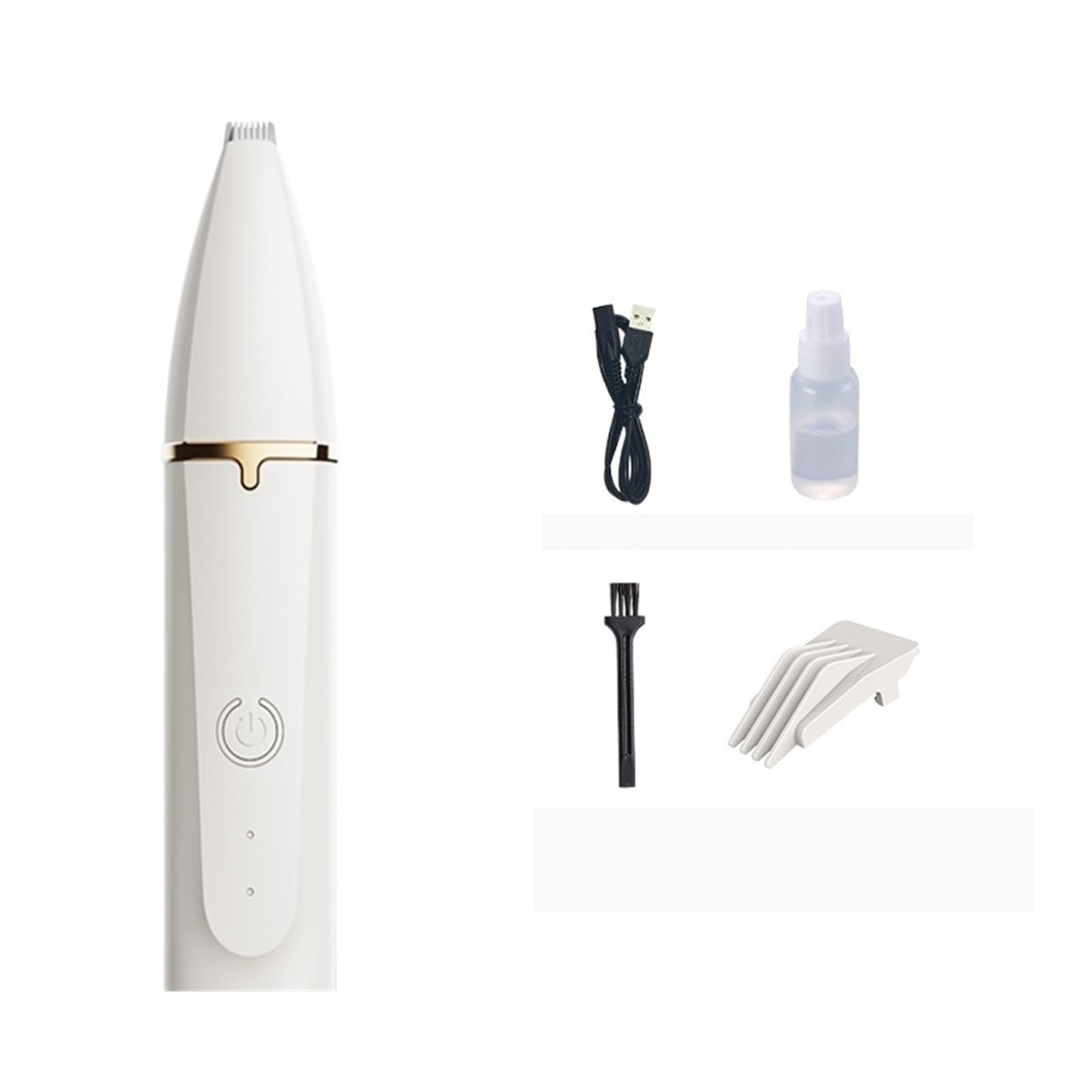 Professional LANUVA Electric Pet Grooming Clipper - Dog & Cat Hair Trimmer, Shaver, and Fader for Teddy, Poodle & All Breeds - Perfect for Home Grooming, Paw Pad Trimming & Pet Styling (Set I)
