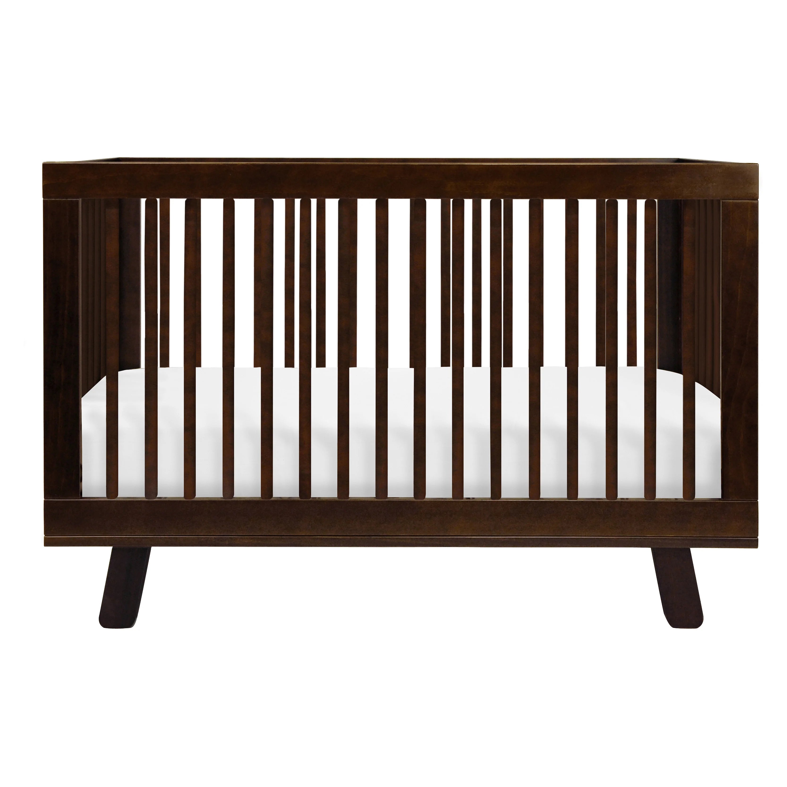 Hudson 3-in-1 Convertible Baby Crib with Toddler Bed Conversion Kit - White Nursery Furniture for Newborn to Toddler - Perfect for Nursery, Bedroom & Daycare Use