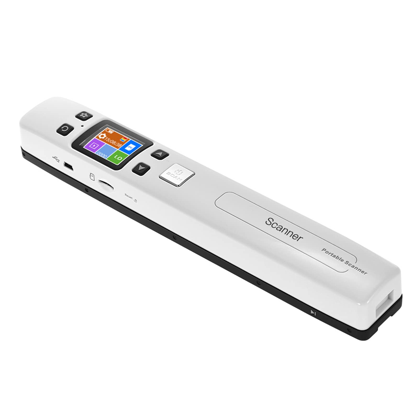 Aibesy WiFi 1050DPI High-Speed Portable Wand Scanner for Documents & Images - A4 Size, JPG/PDF Format, LCD Display - Perfect for Digitizing Business Receipts, Books, and Office Documents | Ideal for Home Office, Small Business, and On-the-Go Scanning Needs