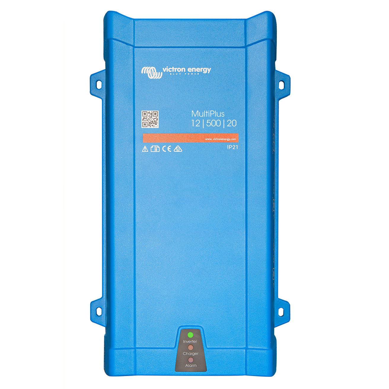 Victron Energy MultiPlus 12/500/20 16 120V VE.Bus Inverter Charger - 12V 500VA 20A Pure Sine Wave Power Converter for RVs, Boats, and Off-Grid Solar Systems