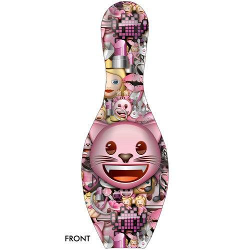 OnTheBallBowling Emoji Cat Bowling Pins - Fun & Unique Bowling Accessories for Parties, Gifts & Game Nights