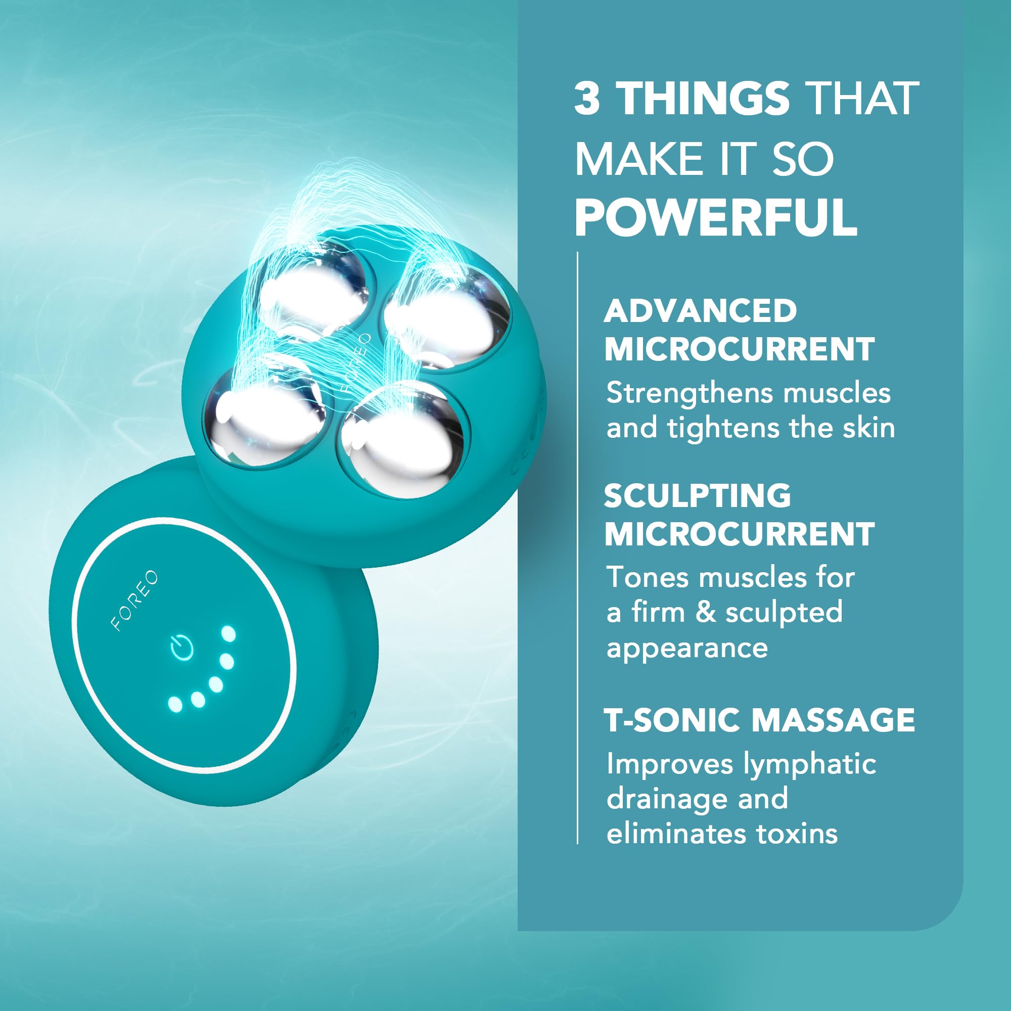 FOREO Bear 2 Body Advanced Microcurrent Body Sculpting Machine for Cellulite Reduction & Lymphatic Drainage - Skin Firming & Contouring Massager - Enhances Skincare Absorption - Perfect for Home Spa & Body Sculpting Routine