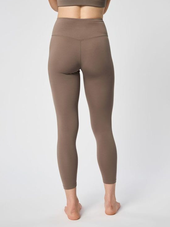 Girlfriend Collective Float High-Rise 7/8 Leggings - Falcon Color | Eco-Friendly Yoga Pants for Women | Perfect for Workouts, Running & Lounge Wear