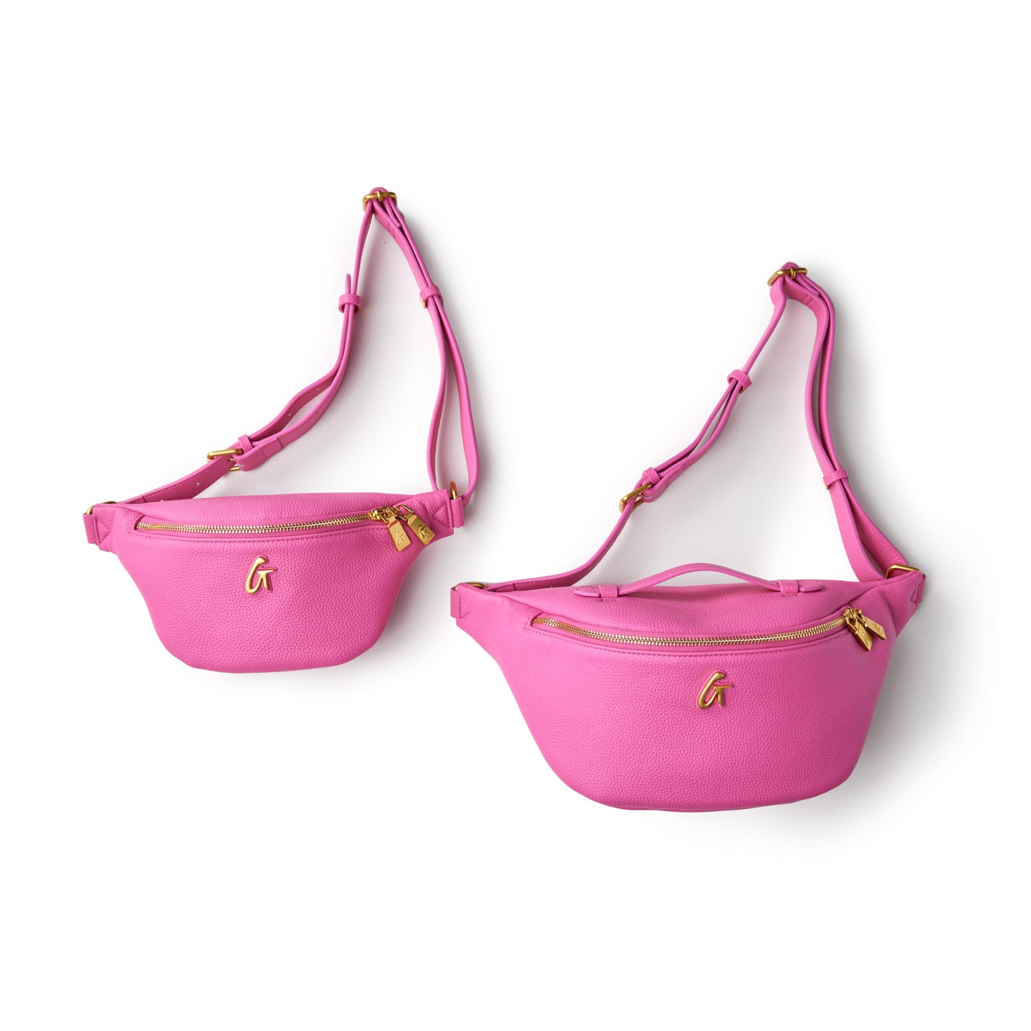 Stylish PEBBLE Fanny Pack in Hot Pink - Perfect for Outdoor Activities, Travel, and Everyday Use