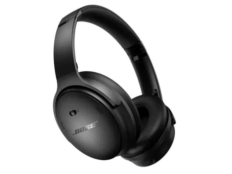 Bose QuietComfort 45 Wireless Bluetooth Noise Cancelling Headphones with Microphone - Premium Over-Ear Headphones for Travel, Work & Music Listening